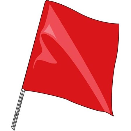 Taylormade-Adidas Taylor Made 93978 18 in. Skier Down Boat Flag T4V-93978